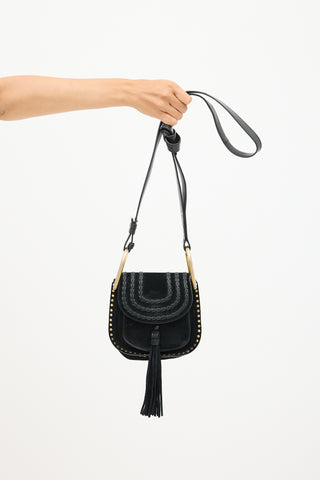 Chloé Black Suede Mini Hudson Bag