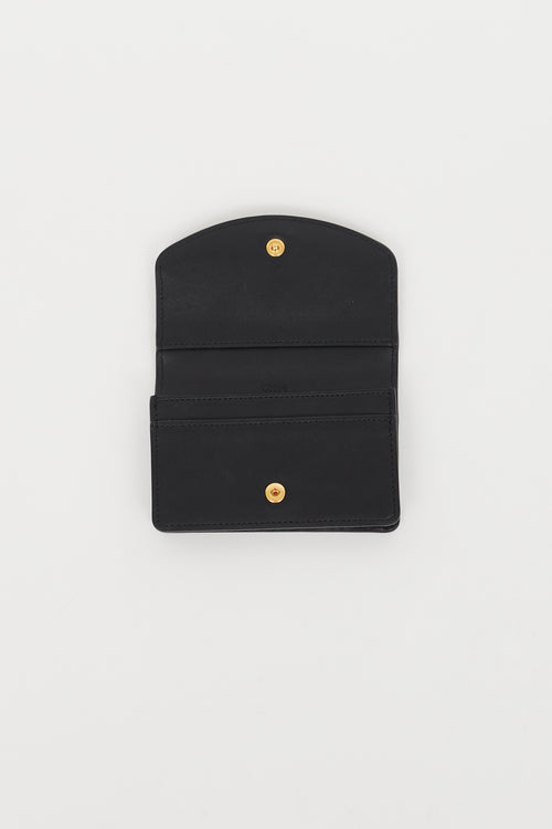 Chloé Black 
Gold C Cardholder