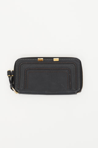 Chloé Black Marcie Long Zip Wallet