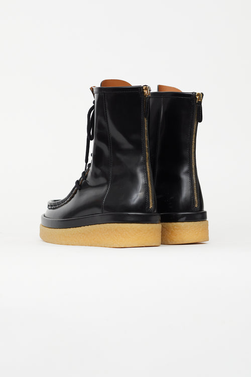 Chloé Black Patent Jamie Ankle Boot