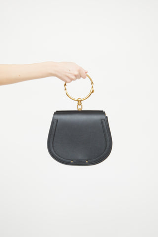 Chloé Black Leather Nile Crossbody