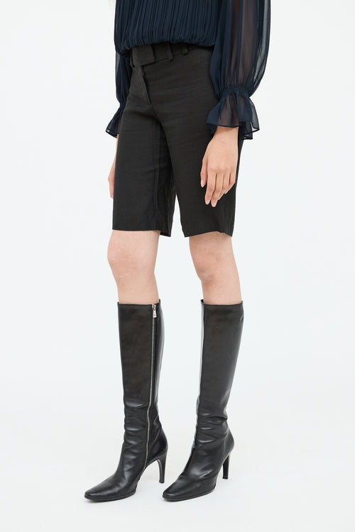 Black Bermuda Short