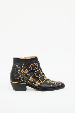 Chloé Black 
Gold Susanna Studded Boots