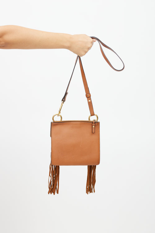 Chloé Brown Jade Suede Tassel Bag