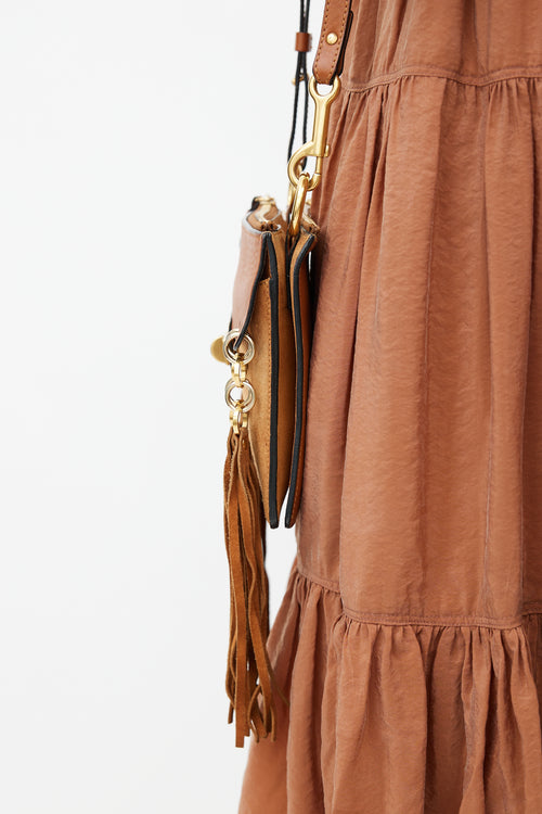 Chloé Brown Jade Suede Tassel Bag