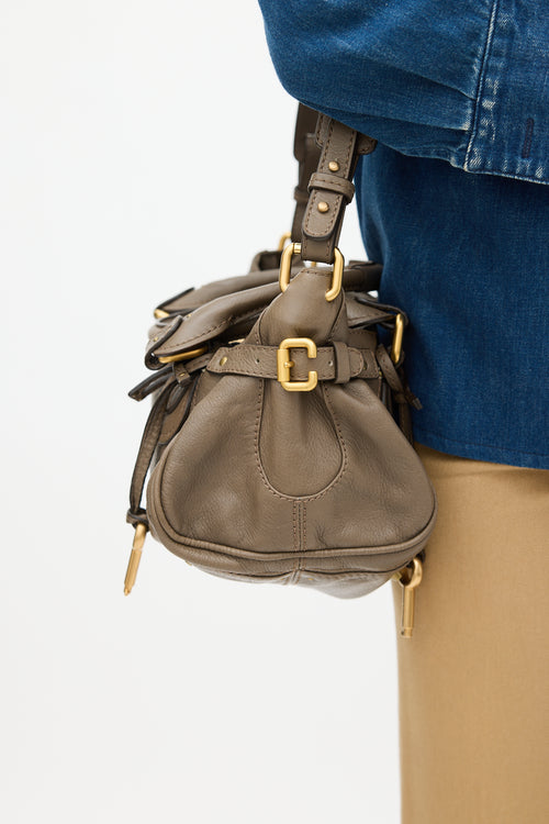 Chloé Brown Leather Paddington Bag