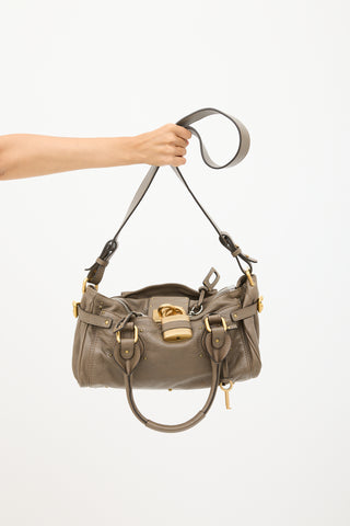 Chloé Brown Leather Paddington Bag