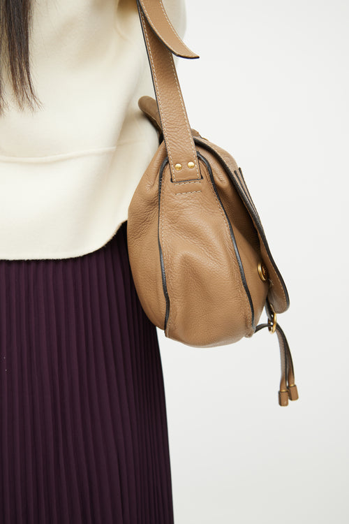 Chloé Brown Marci Top Handle Bag