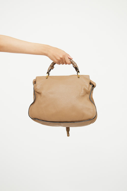 Chloé Brown Marci Top Handle Bag