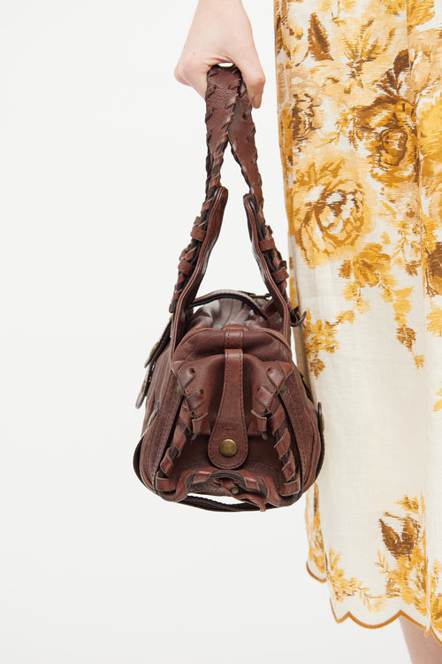 Chloé Brown Silverado Shoulder Bag