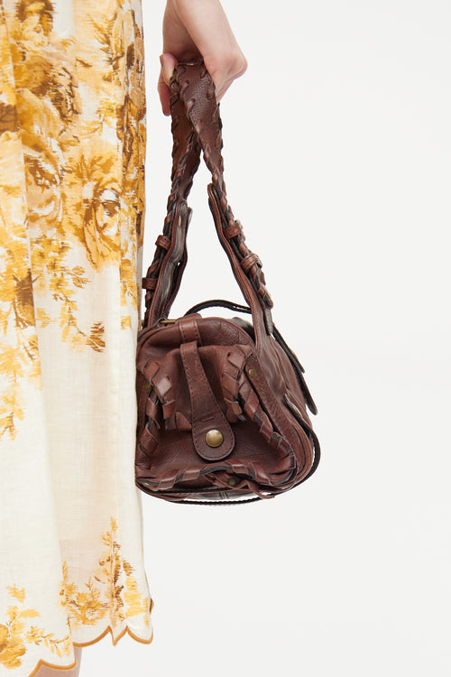 Chloé Brown Silverado Shoulder Bag