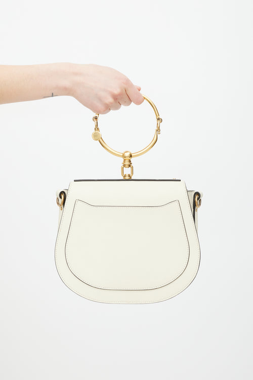 Chloé Cream 
Gold Leather Nile Bag