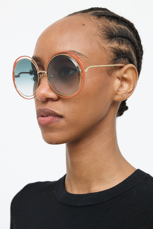 Chloé Orange CE155S 743 Sunglasses