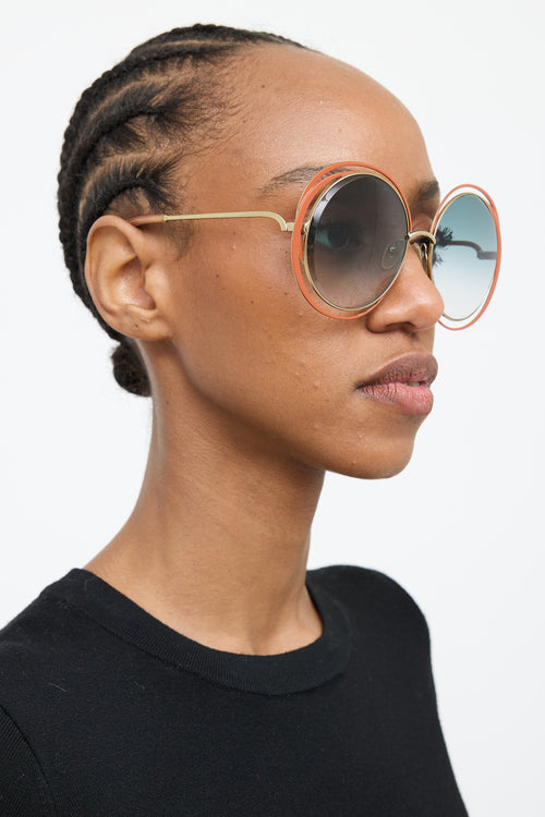 Chloé Orange CE155S 743 Sunglasses