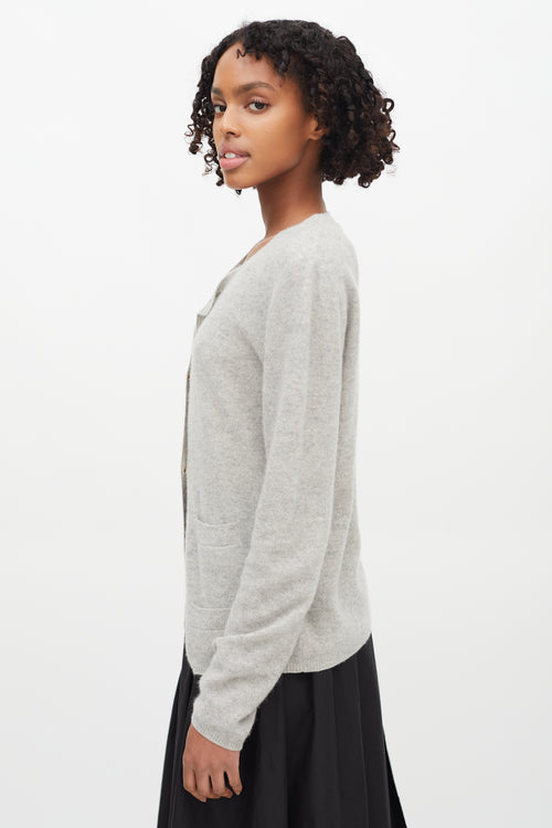 Chloé Grey Cashmere Cardigan