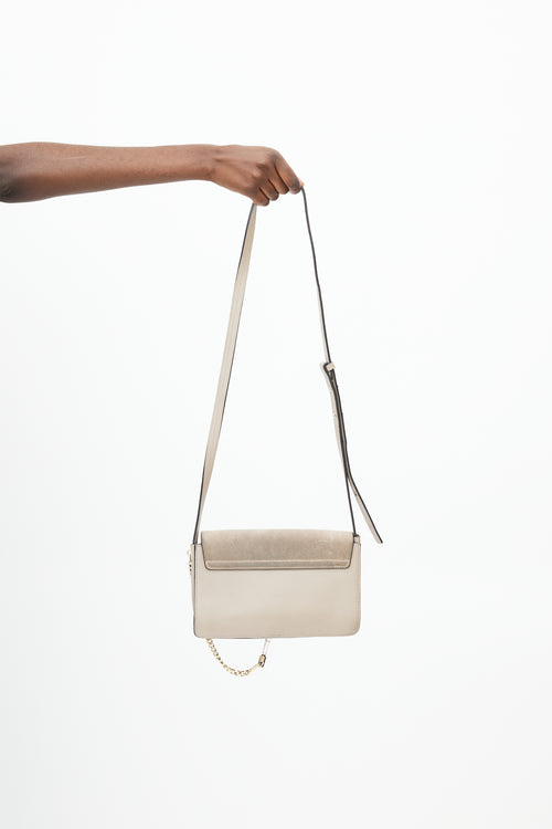 Chloé Grey Faye Suede Shoulder Bag