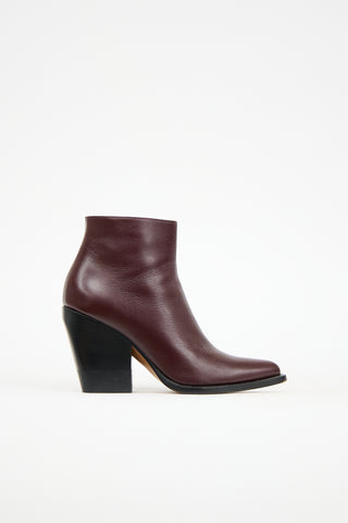 Chloé Leather Rylee Ankle Boot