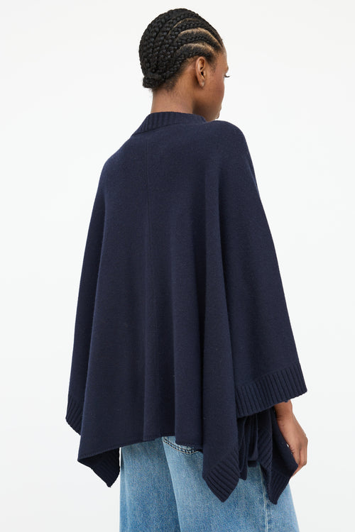 Chloé Cashmere Manteau Pocket Cape Sweater