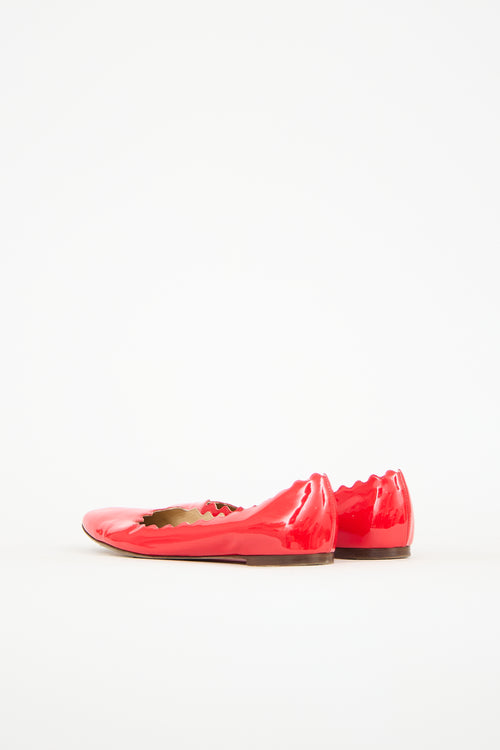 Chloé Patent Lauren Ballet Flat