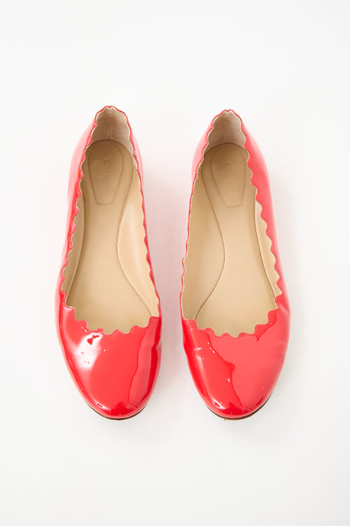 Chloé Patent Lauren Ballet Flat