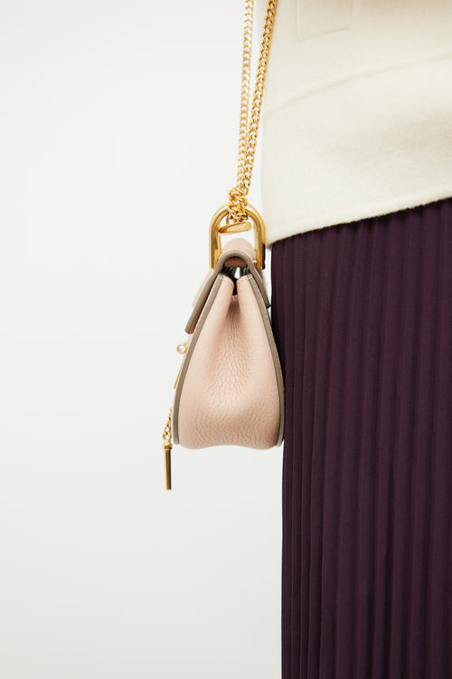 Chloé Pink Drew Crossbody Bag