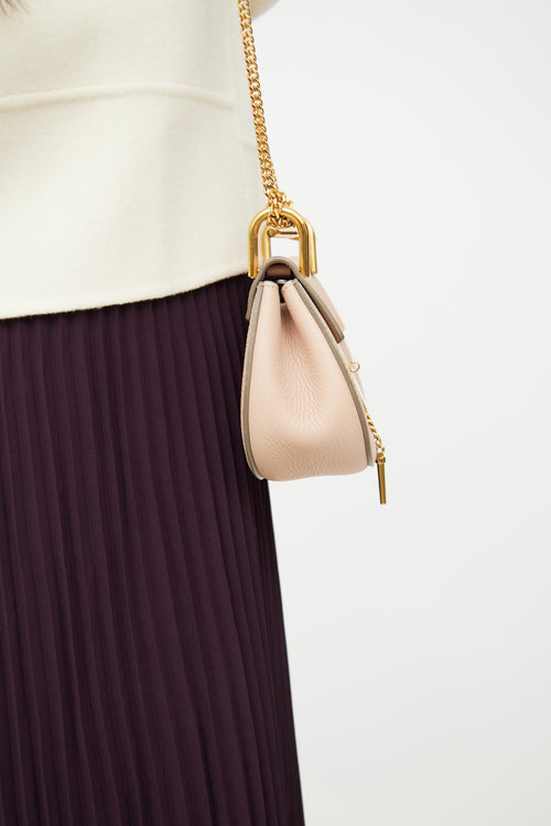 Chloé Pink Drew Crossbody Bag