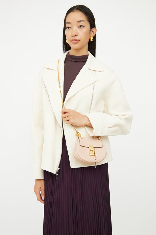 Chloé Pink Drew Crossbody Bag