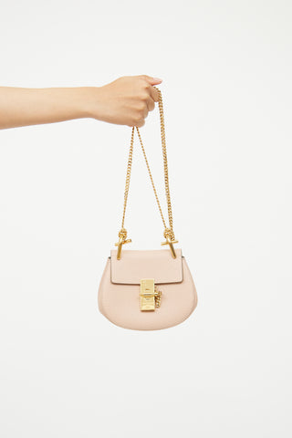 Chloé Pink Drew Crossbody Bag