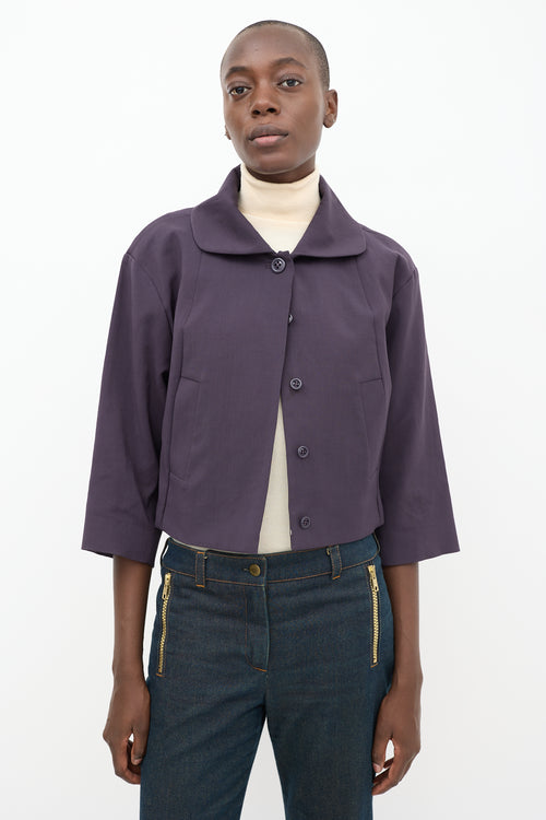 Chloe Purple Two Pocket Jacket