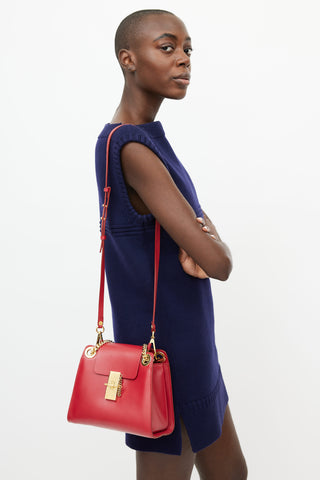 Chloé Red 
Gold Annie Shoulder Bag