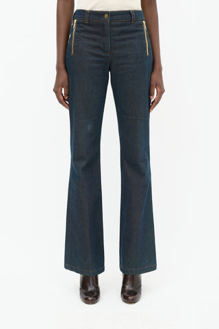 Chloé SS 2001 Dark Wash Sequin Jeans