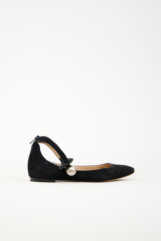 Chloé Suede Ball Flat