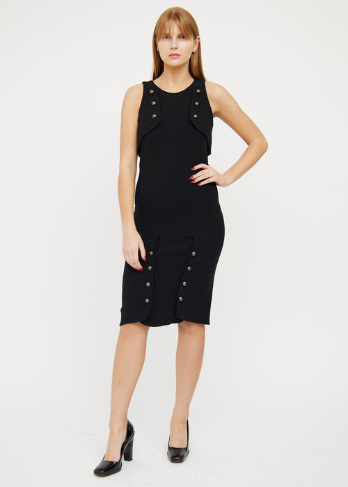 Fendi Black Sleeveless Dress