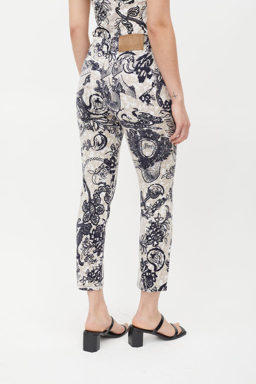 Christian Lacroix White 
Multicolour Print Co-Ord Set