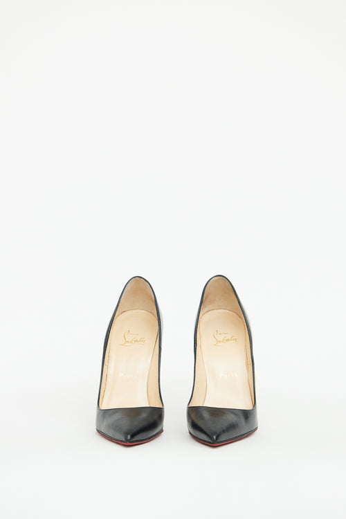 Christian Louboutin Black Leather So Kate Pump