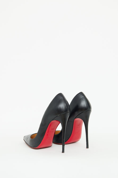 Christian Louboutin Black Leather So Kate Pump