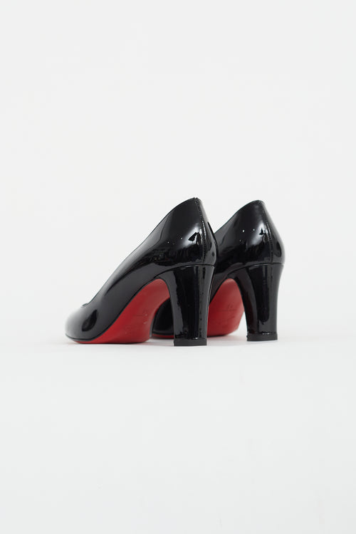 Christian Louboutin Black Patent Leather Pump