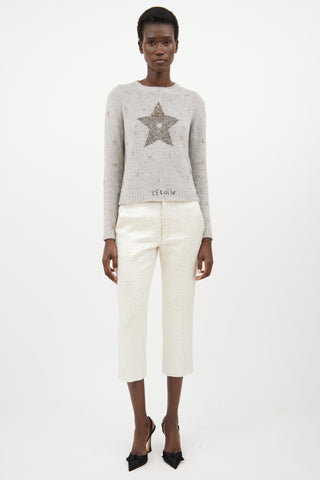 Dior Grey 
Gold L
Etoile Knit Sweater