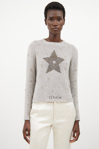 Dior Grey 
Gold L
Etoile Knit Sweater