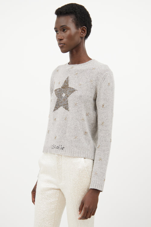 Dior Grey 
Gold L
Etoile Knit Sweater