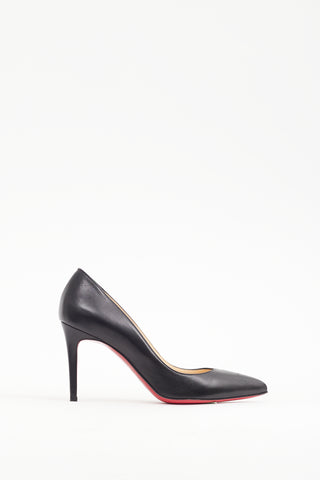 Christian Louboutin Black Leather Kate 85 Heel