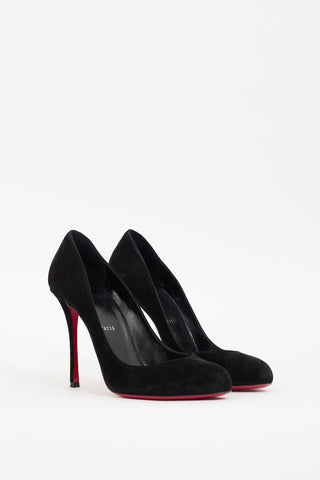 Christian Louboutin Black Suede Fifi Pump