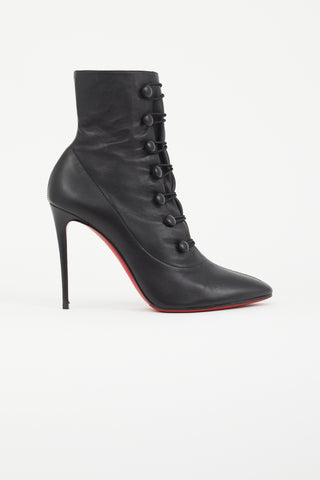 Christian Louboutin Black French Tutu 100mm Ankle Boot