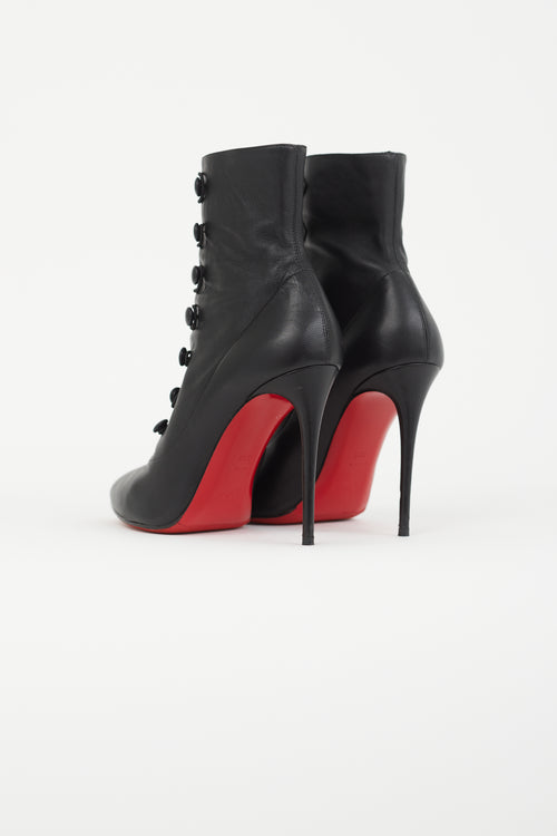 Christian Louboutin Black French Tutu 100mm Ankle Boot