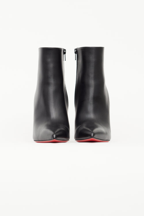 Christian Louboutin Black Leather So Kate Booty 100mm Boot