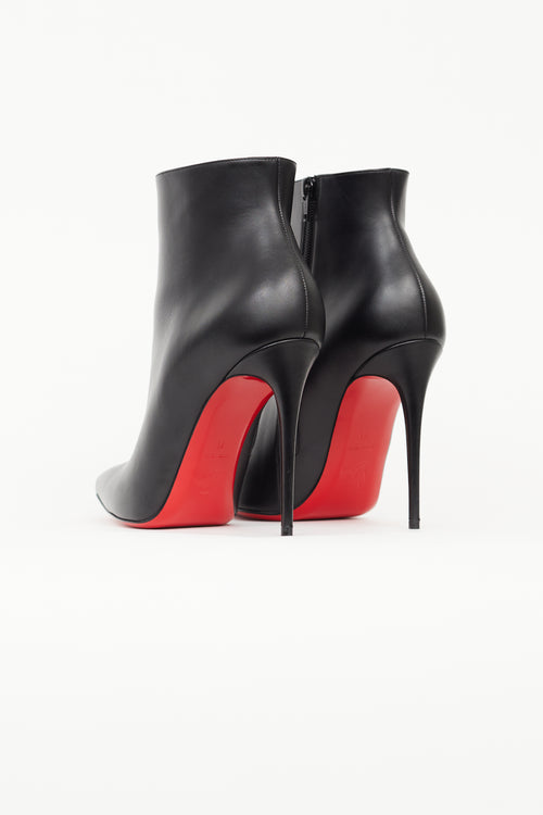 Christian Louboutin Black Leather So Kate Booty 100mm Boot