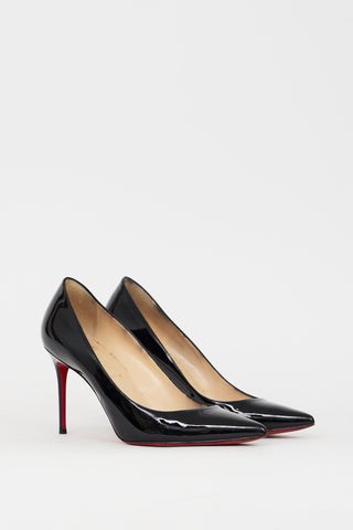 Christian Louboutin Black Patent Leather Décolleté 554 100 Pump