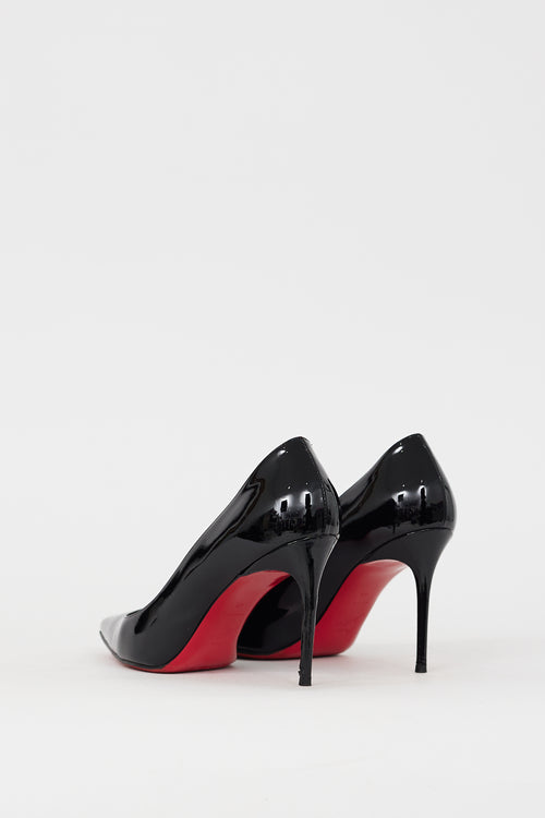 Christian Louboutin Black Patent Leather Décolleté 554 100 Pump