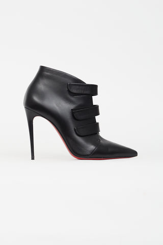 Christian Louboutin Black Leather Trini Boot