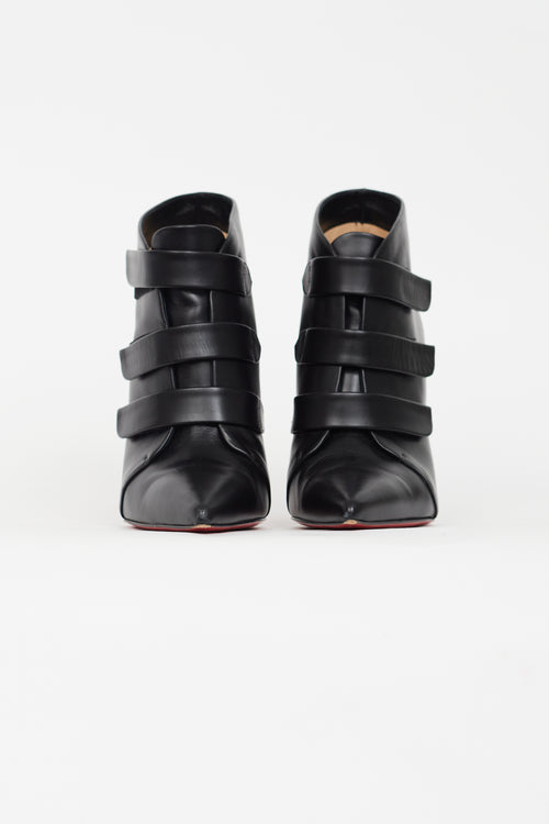 Christian Louboutin Black Leather Trini Boot